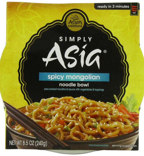 Simply Asia Spicy Mongolian Noodle Bowl